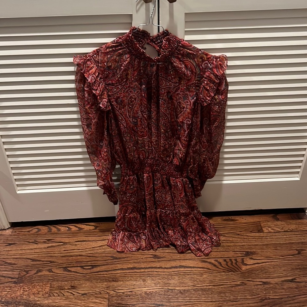 Miss mini paisley dress